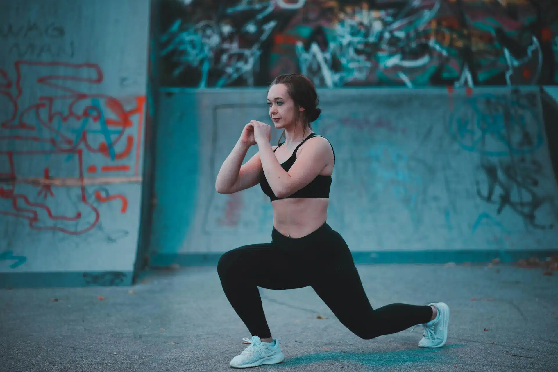Urban workout in Shoreditch: a glimpse into the latest London fitness trends blending street culture and movement.