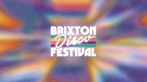 Vibrant neon logo of Brixton Disco Festival, celebrating the best of disco music, dance, and culture in London’s iconic Brixton area.