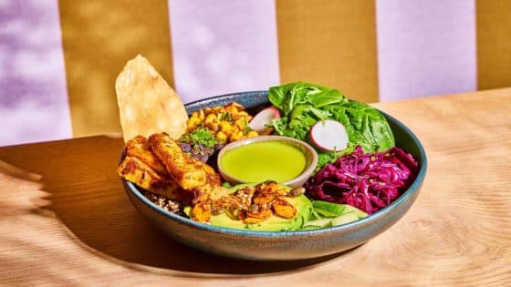 Food at Wahaca restraurant