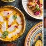 Dishes at Tigermilk restaurant in London