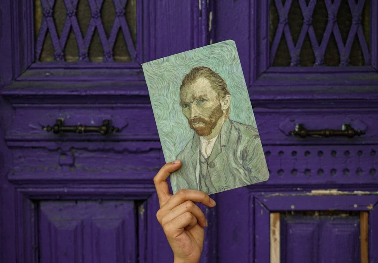 book with Van Gogh cover